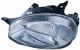 LHD Headlight Opel Corsa Combo 1993-2000 Left Side Chromed Background