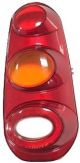 Lente Fanale Posteriore Smart Fortwo 2002-2006 Sinistro Arancio Rosso