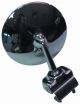Specchio Retrovisore Fiat 500 Fl 1965_03-1975_09 Tondo Cromato A Morsetto