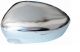 Fiat 500 Side Mirror Cover Cup 2007 Right Chromed
