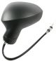 Rétroviseur Extérieur Pour Seat Ibiza 2008-2012 Mécanique Gauche Noir