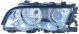 Kit Fari Anteriori Bmw Serie 3 E46 Berlina Touring 1998-2001 Parabola Cromata
