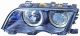 Kit Fari Anteriori Bmw Serie 3 E46 Berlina Touring 1998-2001 Parabola Nera