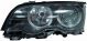Kit Fari Anteriori Bmw Serie 3 E46 Coupe Cabrio 2001-2003 Parabola Nera