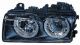 Kit Phare Avant Pour Bmw Series 3 E36 Coupe Cabrio 1994-1999 Fond Noir
