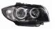 LHD Headlight Kit Bmw Series 1 2004-2007 Black Background Celis Lenticular