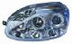 Kit Phare Avant Pour Volkswagen Golf V 2003 Celis Lenticulaire Fond Chromé