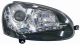 LHD Headlight Kit Volkswagen Golf V 2003 Lenticular Black Background