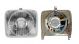 Headlight for Ford Transit Mk2 1978-1985 H4 75AG-13K005GA, Version with brackets