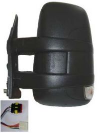 Rétroviseur Extérieur Droit Pour Iveco Daily 2006-2011 - Avec Clignotant Et Antenne Radio - Réglage Manuel