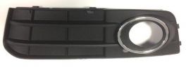 Griglia Fendinebbia Audi A4 2007-2011 Sinistro Bordo Cromato 3 Profili