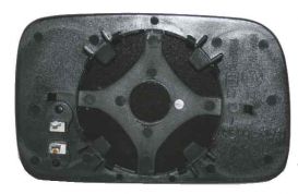  Plaque De Rétroviseur Pour Volkswagen Polo Classic Sw 1996-1999 Gauche Chauffé