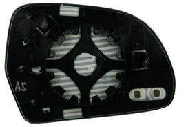 Wing Mirror Glass Audi A5 Coupe 2007 Left Side Heated