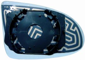 Wing Mirror Glass Audi A2 2000-2006 Right Side Heated