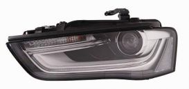 Faro Proiettore Anteriore Audi A4 2012-2015 Sinistro 8K0941043 Parabola Nera