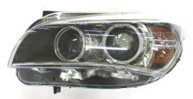 LHD Headlight Bmw X1 E84 2012-2015 Left 63117290261 Black Background
