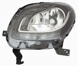 Faro Proiettore Anteriore Smart Fortwo Dal 2014 Destro A4539061301 Parabola Nera