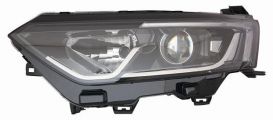 LHD Headlight Renault Koleos 2016 Right Side H7-H7 Led With Electric Motor