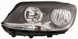 LHD Headlight Volkswagen Touran 2010 Right Side