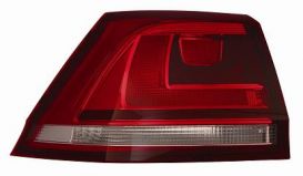 Taillight Unit Volkswagen Golf Vii From 2012 Right 5G9945096A Dark