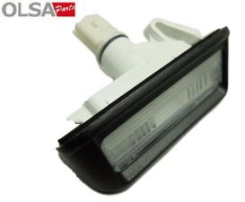 Fanale Targa Citroen Berlingo 2008-2013 Corpo Grigio 6340G7