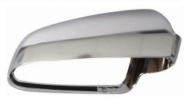 Audi A4 Couvercle de rétroviseur 2004-2007 Droit Aluminum Chromé