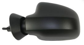 Rétroviseur Extérieur Pour Dacia Logan 2008-2012 Mécanique Côté Gauche Noir