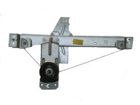 Lève-vitre Pour Peugeot 207 02/'06- Arrière Manuel 5 Portes Gauche