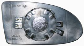 Plaque De Rétroviseur Extérieur Pour Hyundai Accent 2006 Côté Gauche Chauffé