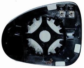 Wing Mirror Glass Volkswagen Touareg 2010 Right Side Heated
