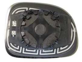 Plaque De Rétroviseur Extérieur Pour Fiat Panda 2012 Côté Gauche Chauffé