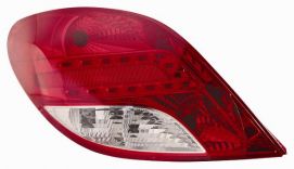 Rear Light Unit Peugeot 207 2006 Right Side 6351HQ