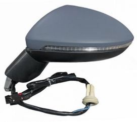 Side Mirror Volkswagen Golf Sportsvan 2014 Right Side Electric Heated Primer