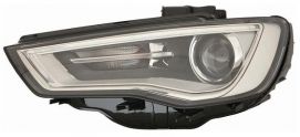 Kit Faro Anteriore Audi A3 2012 H7-Pwy24W A Led Con Motore Parabola Cromata