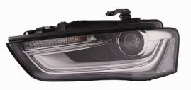 LHD Headlight Audi A4 2012-2015 Right 8K0941044 Black Background