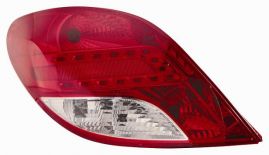 Rear Light Unit Peugeot 207 2006 Left Side 6350HQ