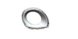 Front Fog Light Frame Volkswagen Touareg 2007-2010 Left Side Grey