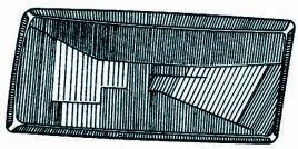 Vetro Faro Anteriore Audi 80 1986-1991 Destro