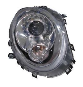 Kit Phare Avant Pour Mini 2006-2013 H7-Hb3 Avec Lenticulaire Noir