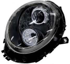 Kit Phare Avant Pour Mini 2006-2013 H7-Hb3 Avec Lenticulaire Chromé