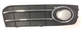 Grille Antibrouillard Pour Audi A4 2007-2011 Droit Chromé Châssis