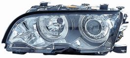 LHD Headlight Kit Bmw Series 3 E46 Berlina Touring 2001-2004 Chromed Background