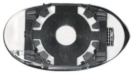 Plaque De Rétroviseur Extérieur Pour Lancia Y 1996-2000 Côté Gauche Chauffé