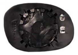 Plaque De Rétroviseur Extérieur Pour Peugeot 206 1998-2003 Côté Gauche Chauffé