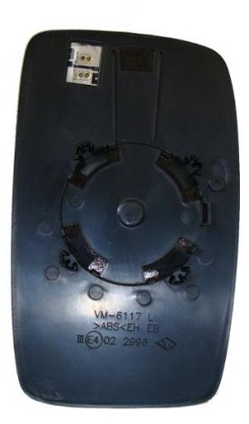 Plaque De Rétroviseur Extérieur Pour Citroen Jumpy 2007 Côté Droit Chauffé