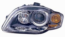 LHD Headlight Audi A4 2004-2007 Left Side