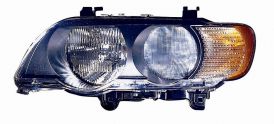 LHD Headlight Bmw X5 E53 2000-2003 Right Side 63126930212