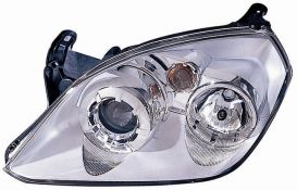 LHD Headlight Opel Tigra 2004 Left Side 1216593-93164832