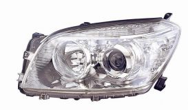 LHD Headlight Toyota Rav 4 2005-2009 Left Side Electric Chromed