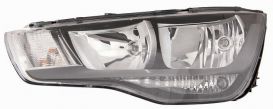 LHD Headlight Audi A1 From 2010 Left 8X0941003 Black Background